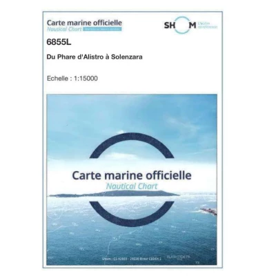 Carte marine 6855L du Shom - Du Phare d'Alistro � Solenzara - Shom