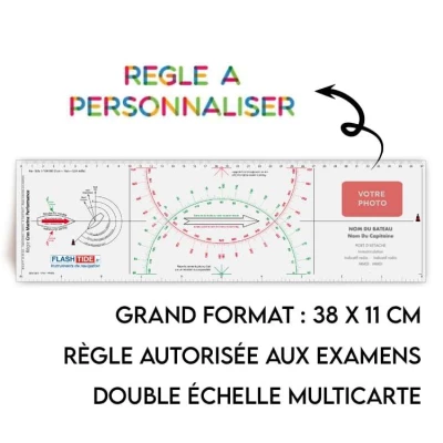 Règle Cras Marine Performance tricolore - FlashTide