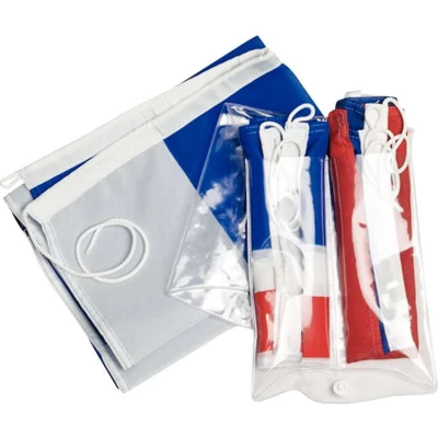 Pochette des 3 pavillons obligatoires (N+C+France) - Plastimo