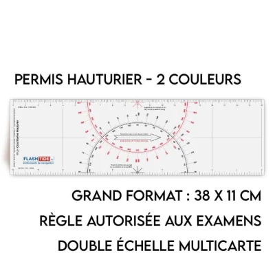 Règle Cras Marine Hauturier bicolore - FlashTide