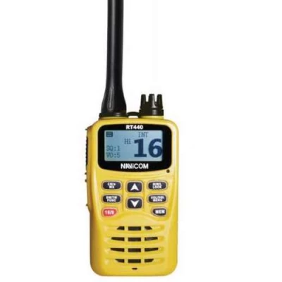 VHF portable RT440 6W, ultra compacte, �tanche IPX7, r�cepteur FM par Navicom - Navicom