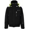 Couleur : Noir Blouson de quart doublé polaire Inshore par Bermudes, Noir/Gris foncé - Taille XS